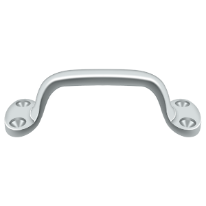 Rounded Base Pull by Deltana -  - Polished Chrome - New York Hardware