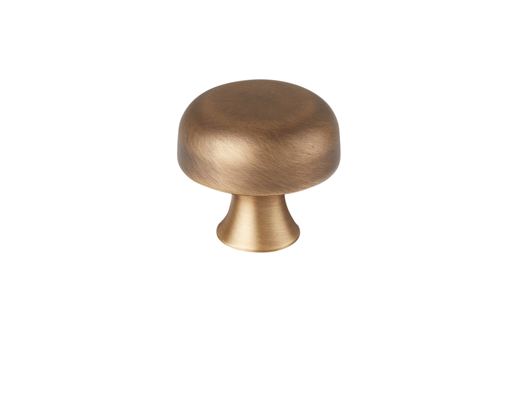 Washwood Cabinet Knob by Armac Martin - 35mm - Satin Nickel Plate