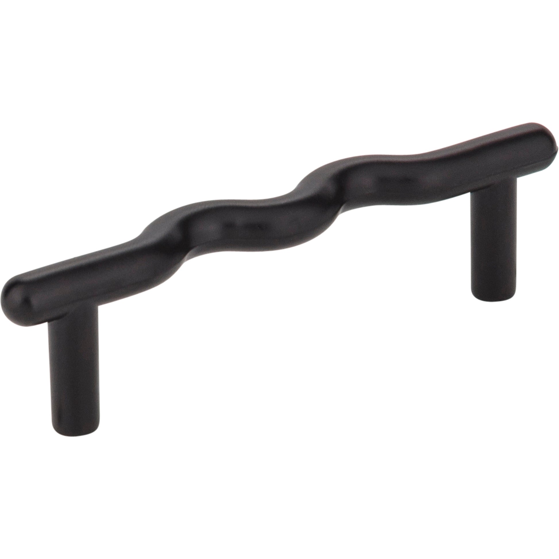 Wavy Verona Cabinet Pull by Elements - Matte Black