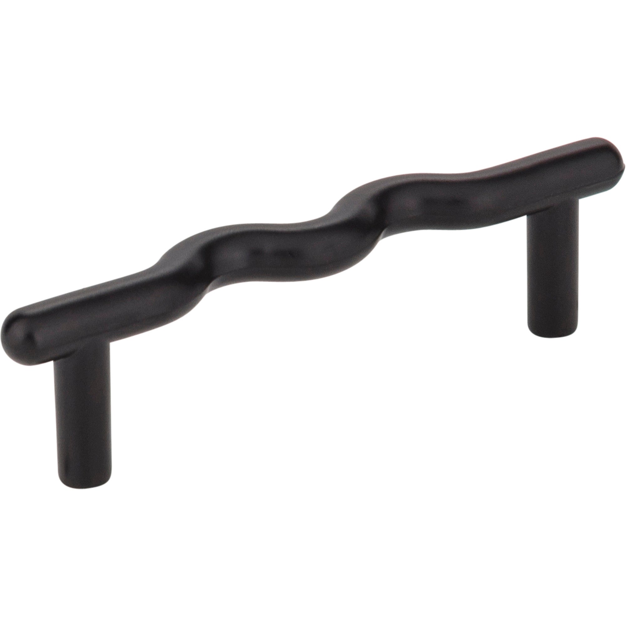 Wavy Verona Cabinet Pull by Elements - Matte Black