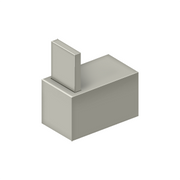 ZA Series Single Robe Hook by Deltana -  - Brushed Nickel - New York Hardware