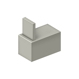 ZA Series Single Robe Hook by Deltana -  - Brushed Nickel - New York Hardware