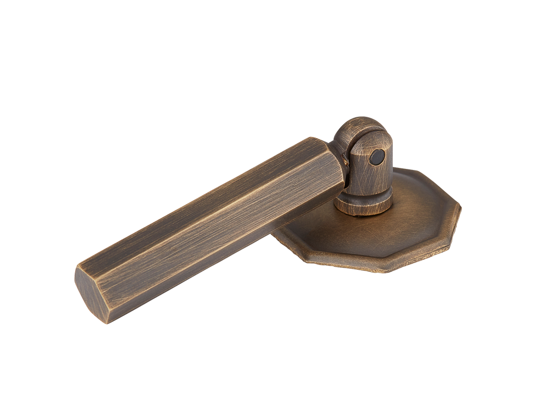 Crossways Hex Drop Handle by Armac Martin - 38mm - Satin Nickel Plate