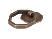 Crossways Cabinet Ring Pull by Armac Martin - 36mm - Satin Nickel Plate