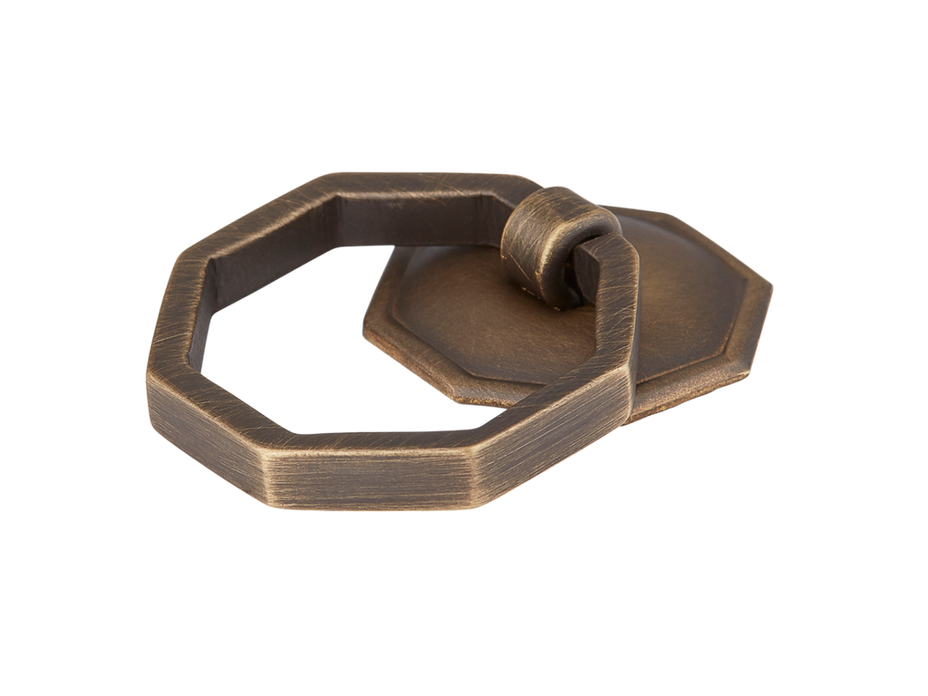 Crossways Cabinet Ring Pull by Armac Martin - 36mm - Satin Nickel Plate