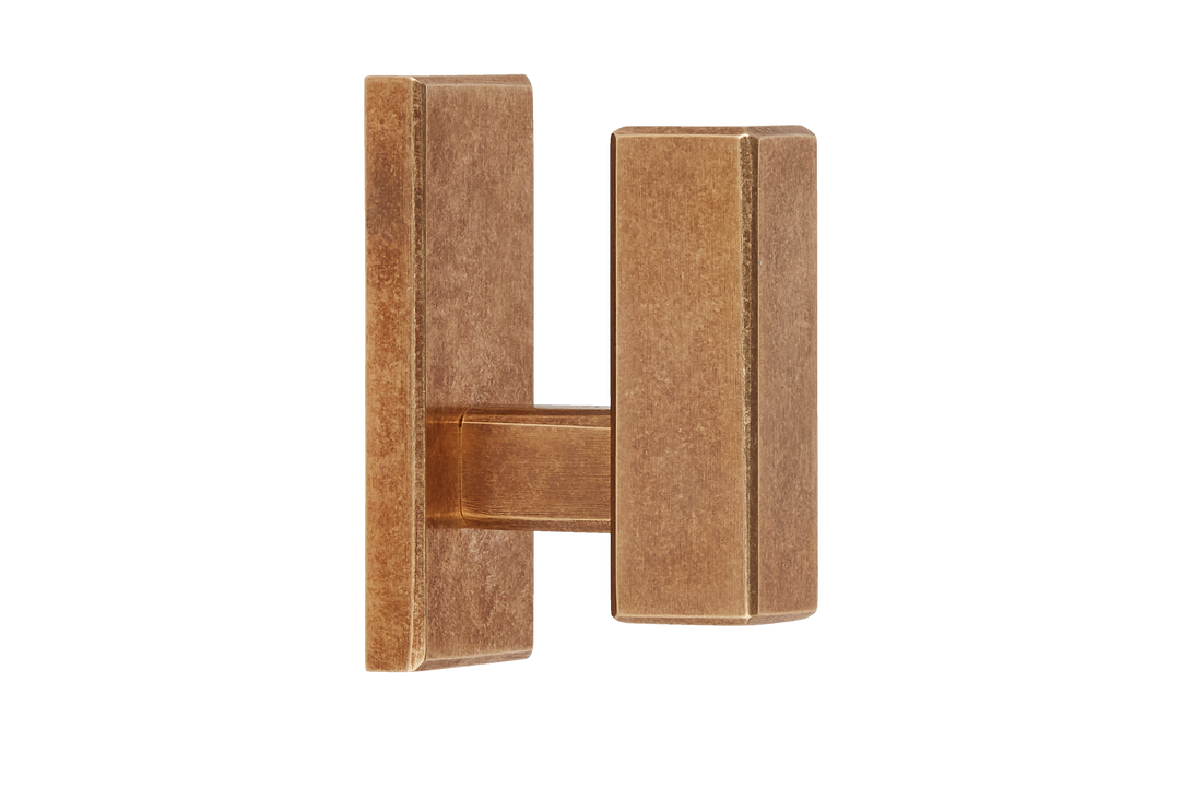 Digbeth Plain Hook by Armac Martin - 48mm - Satin Nickel Plate