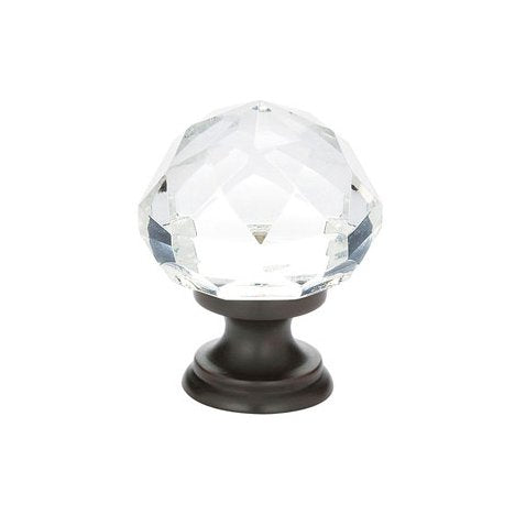 Diamond Knob by Emtek Hardware - 1" - Oil Rubbed Bronze - New York Hardware