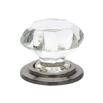 Old Town Clear Knob by Emtek Hardware - 1-3/4" - Pewter - New York Hardware