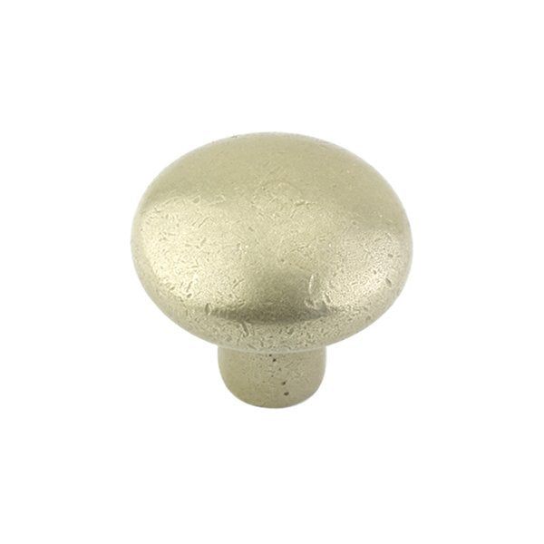 Bronze Round Knob by Emtek Hardware - 1" - Tumbled White Bronze - New York Hardware