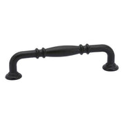 Ribbed Pull by Emtek Hardware - 3" - Flat Black Bronze - New York Hardware