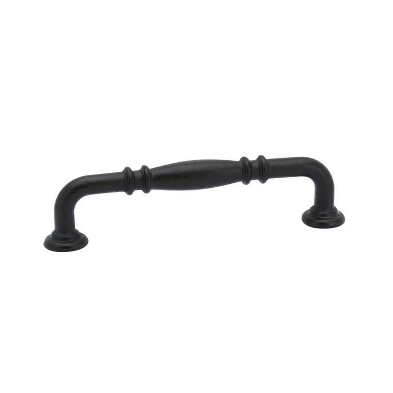 Ribbed Pull by Emtek Hardware - 3-1/2" - Flat Black Bronze - New York Hardware