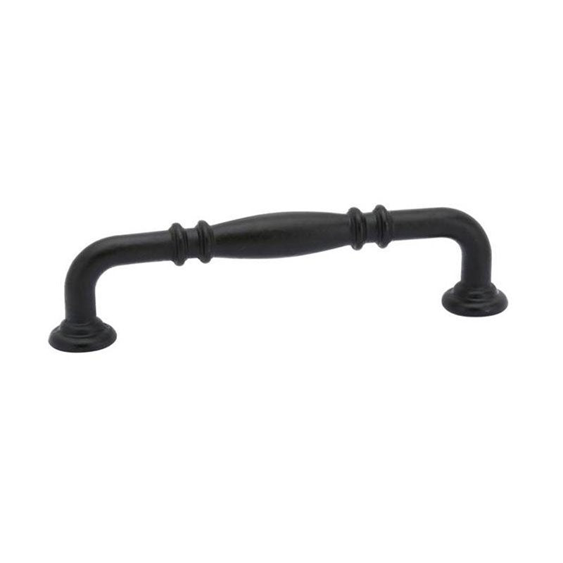 Ribbed Pull by Emtek Hardware - 4" - Flat Black Bronze - New York Hardware