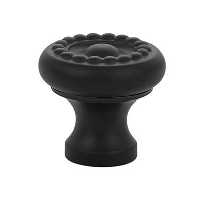 Rope Knob by Emtek Hardware - 1" - Flat Black - New York Hardware