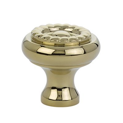 Rope Knob by Emtek Hardware - 1-1/4" - Unlacquered Brass - New York Hardware