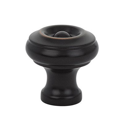 Waverly Knob by Emtek Hardware - 1" - Oil Rubbed Bronze - New York Hardware