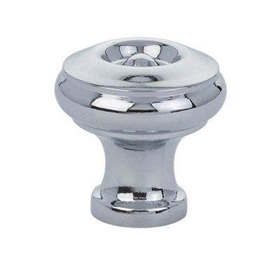 Waverly Knob by Emtek Hardware - 1" - Polished Chrome - New York Hardware