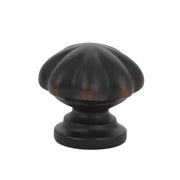 Melon Knob by Emtek Hardware - 1" - Oil Rubbed Bronze - New York Hardware