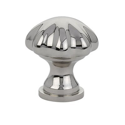 Melon Knob by Emtek Hardware - 1-1/4" - Polished Nickel - New York Hardware
