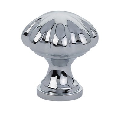 Melon Knob by Emtek Hardware - 1-1/4" - Polished Chrome - New York Hardware