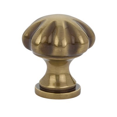 Melon Knob by Emtek Hardware - 1-1/4" - French Antique Brass - New York Hardware