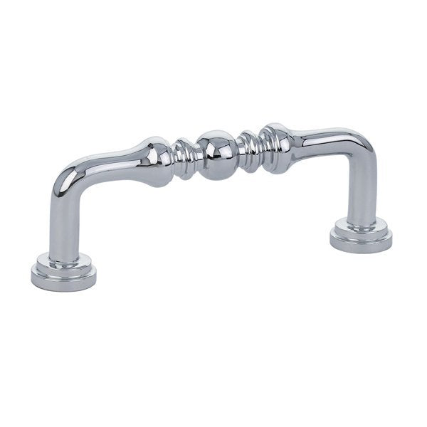 Spindle Pull by Emtek Hardware - 3" - Polished Chrome - New York Hardware