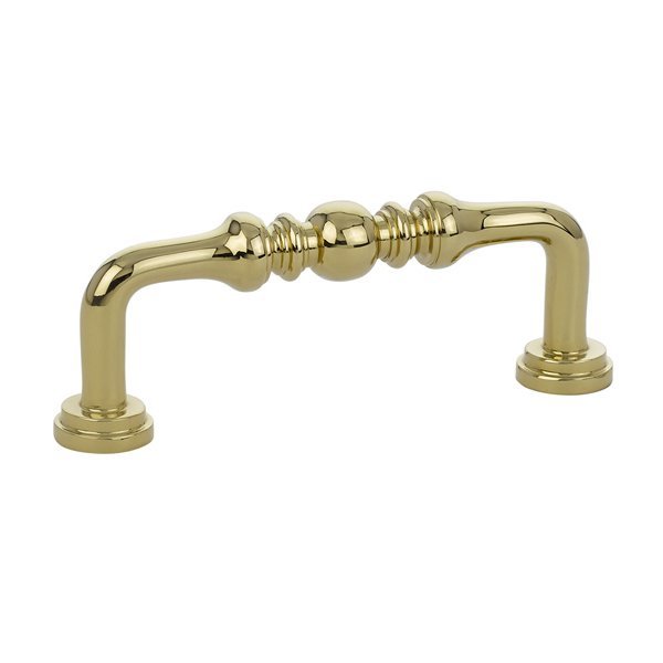 Spindle Pull by Emtek Hardware - 3" - Unlacquered Brass - New York Hardware