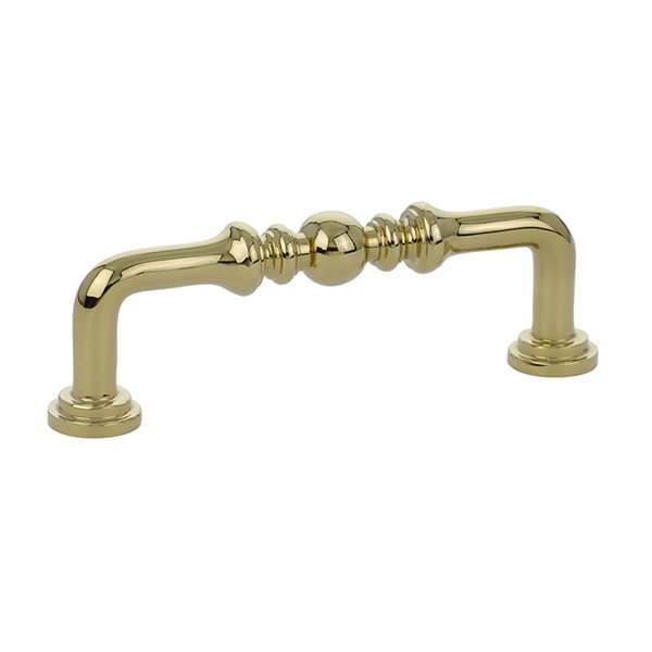 Spindle Pull by Emtek Hardware - 3-1/2" - Unlacquered Brass - New York Hardware