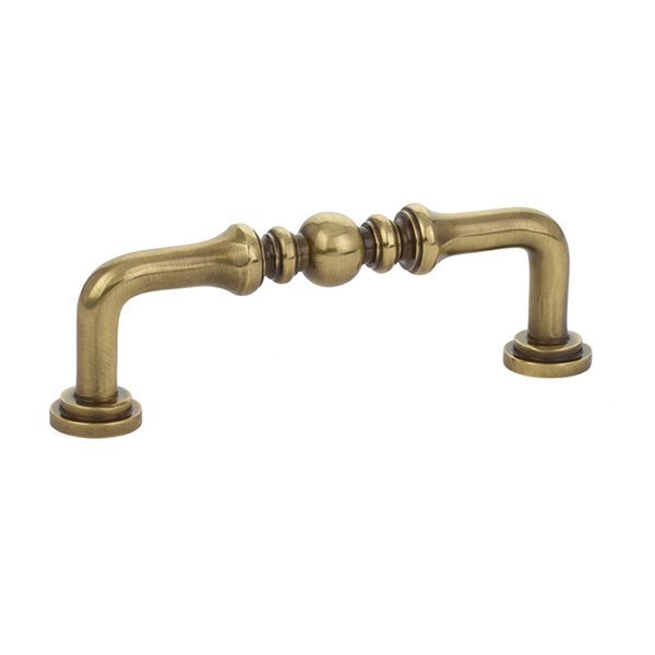Spindle Pull by Emtek Hardware - 3-1/2" - French Antique Brass - New York Hardware