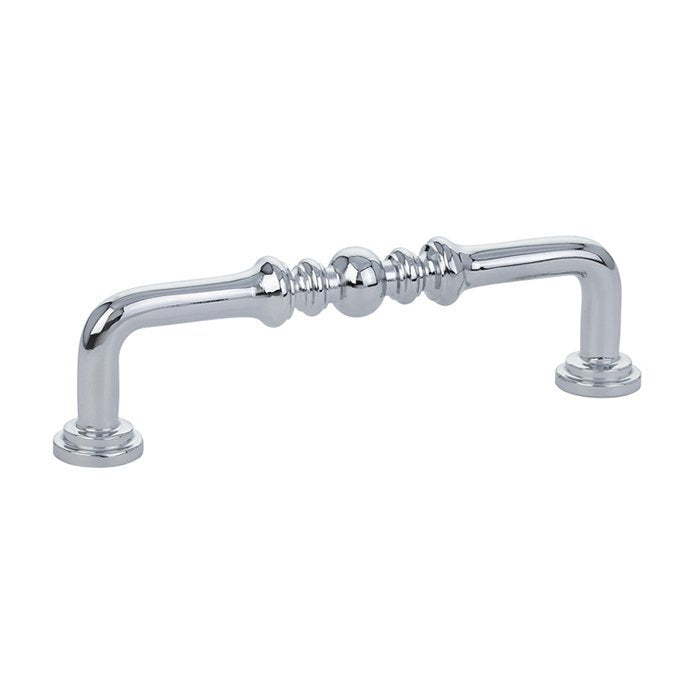 Spindle Pull by Emtek Hardware - 4" - Polished Chrome - New York Hardware