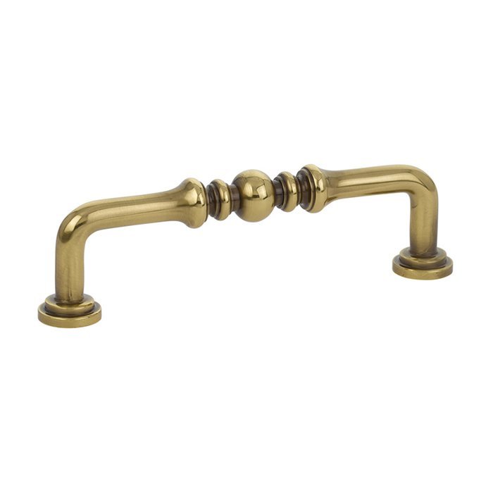 Spindle Pull by Emtek Hardware - 4" - French Antique Brass - New York Hardware