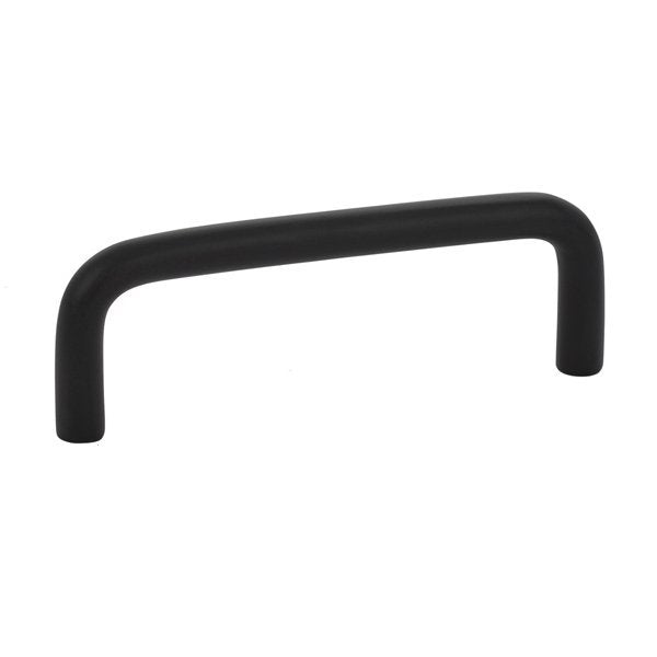 Wire Pull by Emtek Hardware - 3-1/2" - Flat Black - New York Hardware
