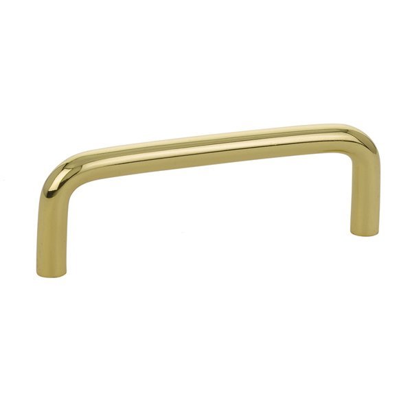 Wire Pull by Emtek Hardware - 3-1/2" - Unlacquered Brass - New York Hardware