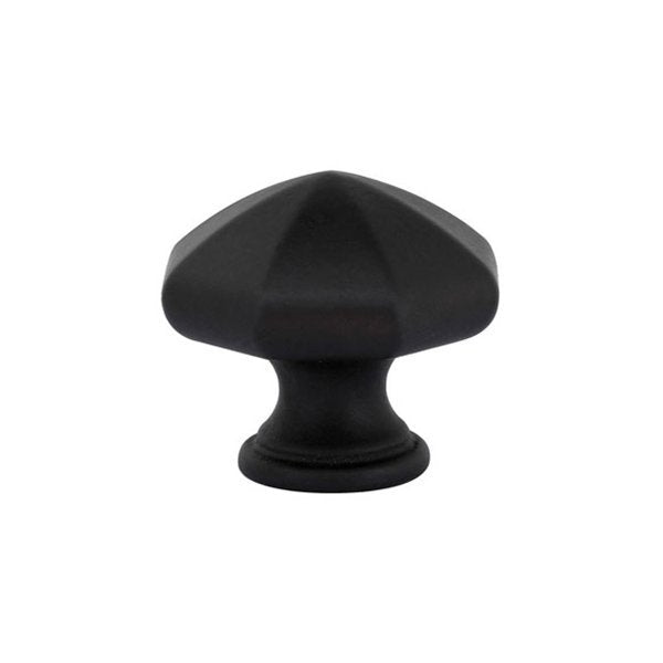 Octagon Knob by Emtek Hardware - 1" - Flat Black Bronze - New York Hardware