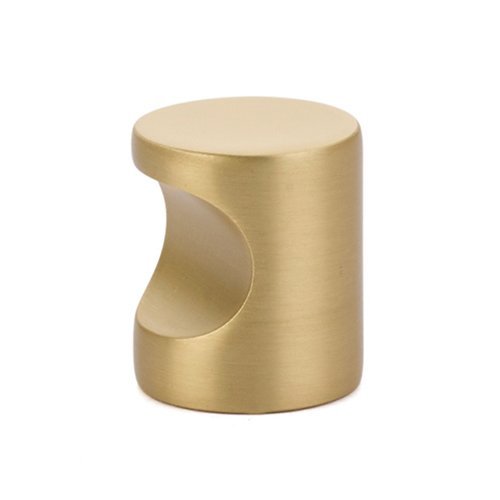 Finger Pull by Emtek Hardware - 1" - Satin Brass - New York Hardware