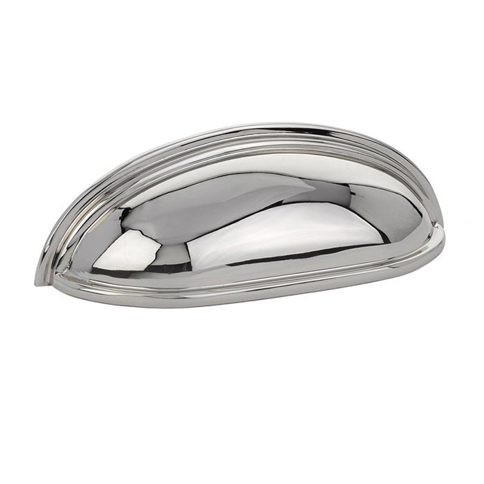 Cup Pull by Emtek Hardware - 4" - Polished Nickel - New York Hardware