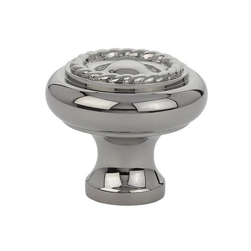 Rope Knob by Emtek Hardware - 1-3/4" - Polished Nickel - New York Hardware