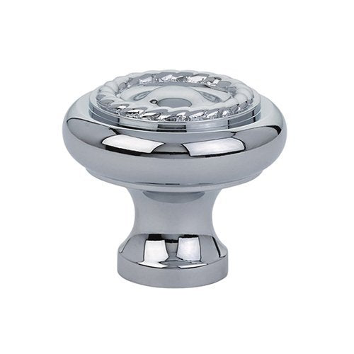 Rope Knob by Emtek Hardware - 1-3/4" - Polished Chrome - New York Hardware