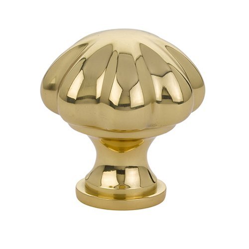 Melon Knob by Emtek Hardware - 1-3/4" - Unlacquered Brass - New York Hardware