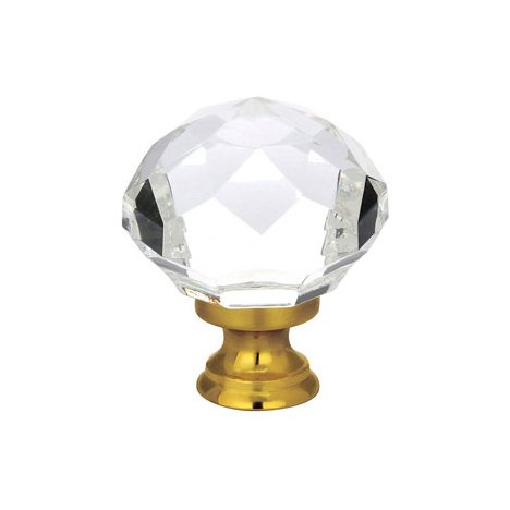 Diamond Knob by Emtek Hardware - 1-3/4" - French Antique Brass - New York Hardware