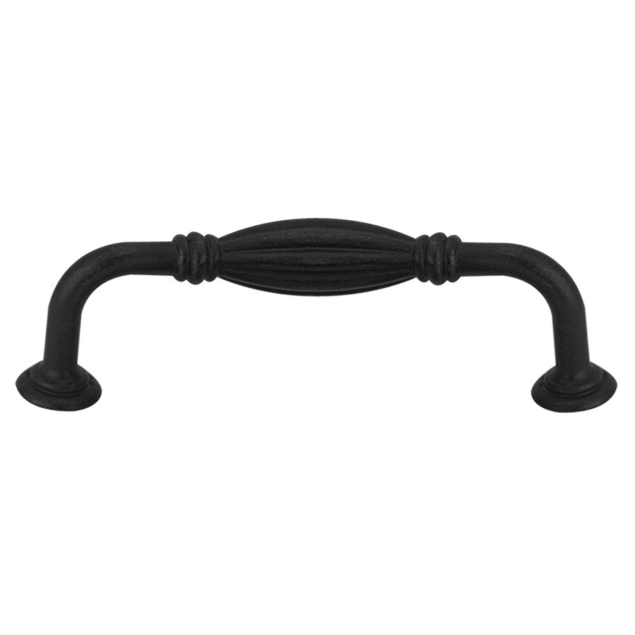 Fluted Pull by Emtek Hardware - 4" - Flat Black Bronze - New York Hardware