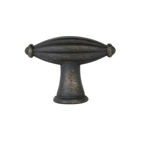 Fluted Knob by Emtek Hardware - 1-3/4" - Medium Bronze - New York Hardware