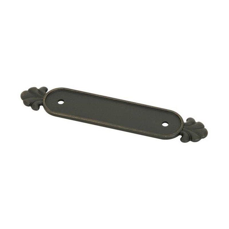 Back Plate for Pull by Emtek Hardware - 3" - Medium Bronze - New York Hardware