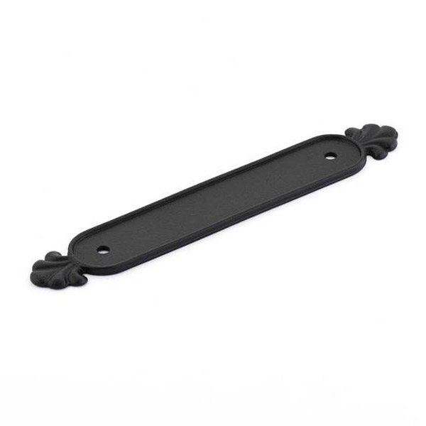 Back Plate for Pull by Emtek Hardware - 4" - Flat Black Bronze - New York Hardware