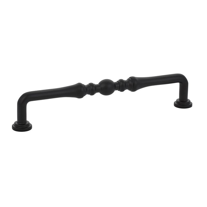 Spindle Pull by Emtek Hardware - 6" - Flat Black - New York Hardware