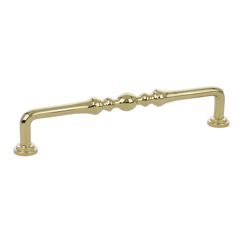 Spindle Pull by Emtek Hardware - 6" - Unlacquered Brass - New York Hardware