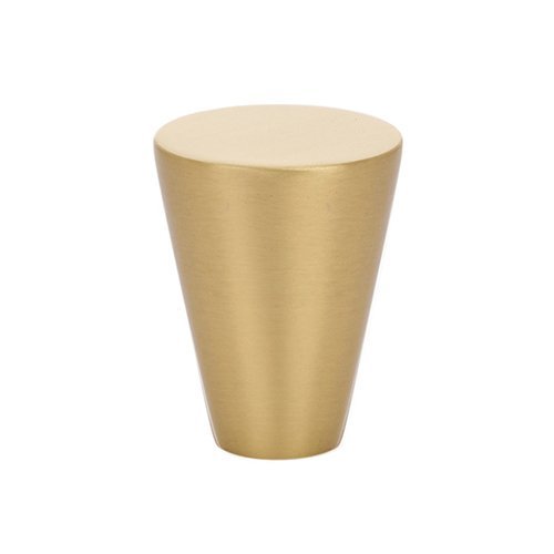 Cone Knob by Emtek Hardware - 1-1/8" - Satin Brass - New York Hardware