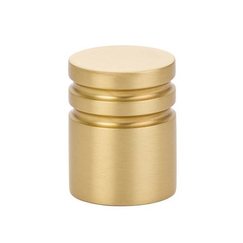 Metric Knob by Emtek Hardware - 1" - Satin Brass - New York Hardware