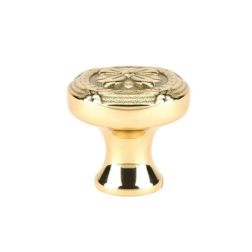 Ribbon & Reed Knob by Emtek Hardware - 1-1/4" - Unlacquered Brass - New York Hardware