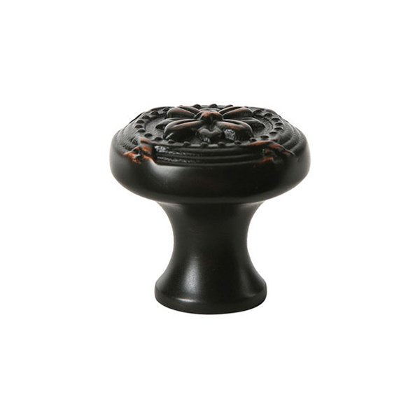 Ribbon & Reed Knob by Emtek Hardware - 1-3/4" - Oil Rubbed Bronze - New York Hardware