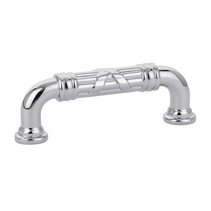 Ribbon & Reed Estate Pull by Emtek Hardware - 3" - Polished Chrome - New York Hardware